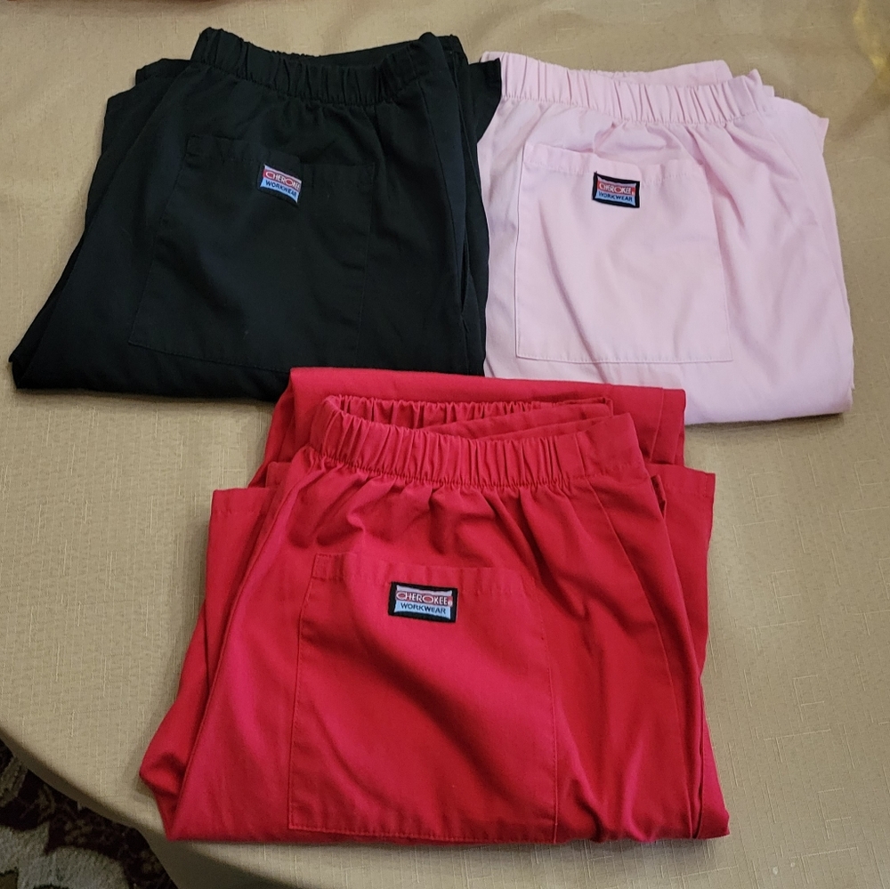 Women's XS Petite Cherokee Workwear Scrub Pants